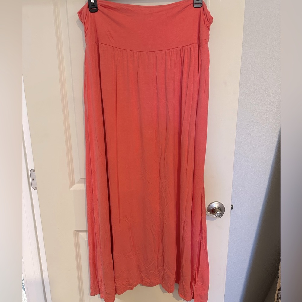 Coral Maxi Skirt